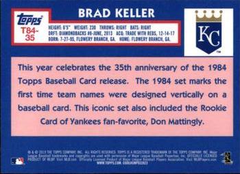 2019 Topps - 1984 Topps Baseball 35th Anniversary Chrome Silver Pack (Series One) #T84-35 Brad Keller Back