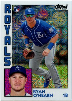 2019 Topps - 1984 Topps Baseball 35th Anniversary Chrome Silver Pack (Series One) #T84-39 Ryan O'Hearn Front