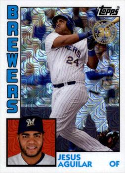 2019 Topps - 1984 Topps Baseball 35th Anniversary Chrome Silver Pack (Series One) #T84-44 Jesus Aguilar Front