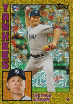 2019 Topps - 1984 Topps Baseball 35th Anniversary Chrome Silver Pack Gold (Series One) #T84-36 Chance Adams Front