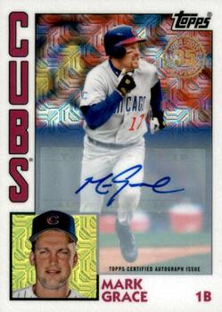 2019 Topps - 1984 Topps Baseball 35th Anniversary Chrome Silver Pack Autographs (Series One) #T84-46 Mark Grace Front