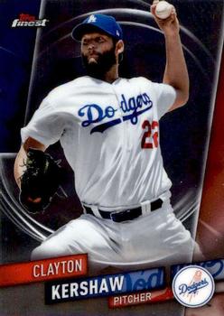 2019 Finest #23 Clayton Kershaw Front