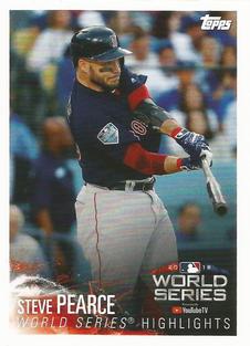 2019 Topps Stickers #3 Steve Pearce Front