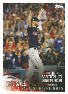 2019 Topps Stickers #4 Chris Sale Front