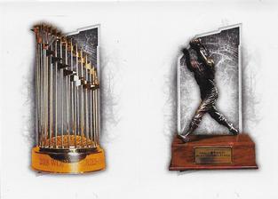 2019 Topps Stickers #5 / 6 World Series MVP Trophy / World Series Trophy Front