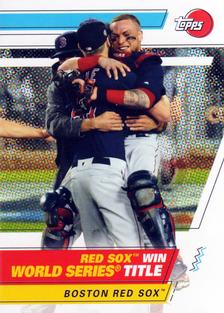 2019 Topps Stickers #8 Red Sox Celebration Front