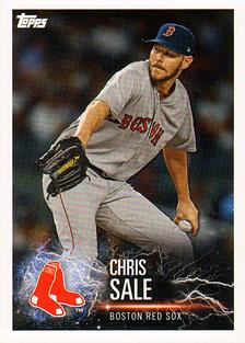 2019 Topps Stickers #23 Chris Sale Front
