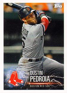 2019 Topps Stickers #24 Dustin Pedroia Front