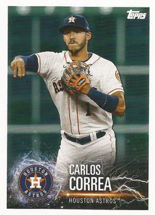 2019 Topps Stickers #43 Carlos Correa Front