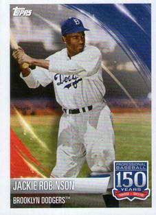 2019 Topps Stickers #110 Jackie Robinson Front