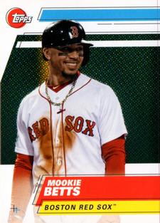 2019 Topps Stickers #113 Mookie Betts Front