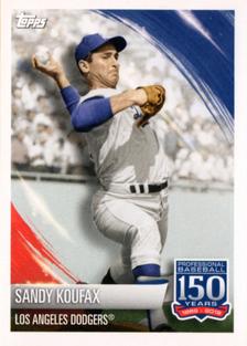 2019 Topps Stickers #117 Sandy Koufax Front