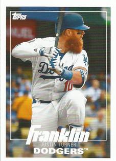 2019 Topps Stickers #158 Justin Turner Front