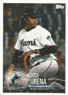 2019 Topps Stickers #176 Jose Urena Front