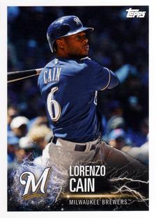 2019 Topps Stickers #181 Lorenzo Cain Front