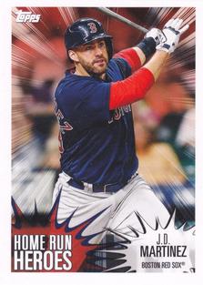 2019 Topps Stickers #190 J.D. Martinez Front