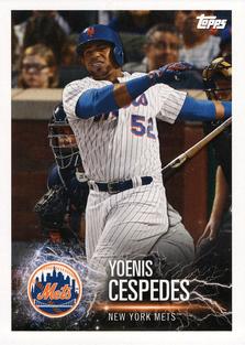 2019 Topps Stickers #198 Yoenis Cespedes Front
