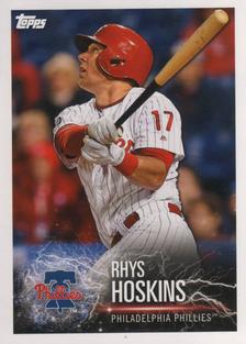 2019 Topps Stickers #201 Rhys Hoskins Front