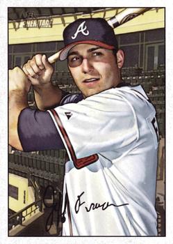 2007 Bowman Heritage #1 Jeff Francoeur Front