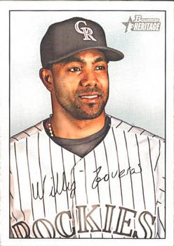 2007 Bowman Heritage #128 Willy Taveras Front