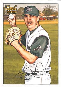 2007 Bowman Heritage #214 Brian Stokes Front