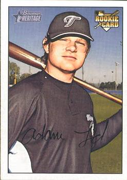 2007 Bowman Heritage #244 Adam Lind Front