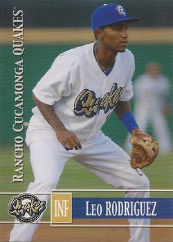 2014 Grandstand Rancho Cucamonga Quakes #NNO Leo Rodriguez Front