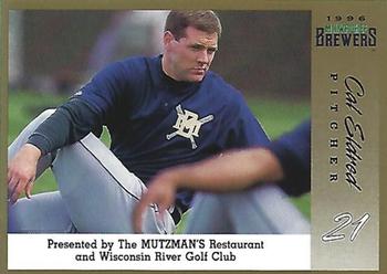 1996 Milwaukee Brewers Police - Mutzman's Restaurant / Wisconsin River Golf Club #NNO Cal Eldred Front