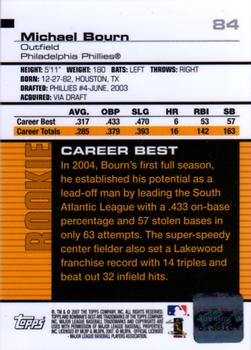 2007 Bowman's Best #84 Michael Bourn Back