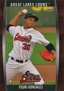 2015 Choice Great Lakes Loons #08 Yeuri Gonzalez Front