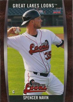 2015 Choice Great Lakes Loons #16 Spencer Navin Front