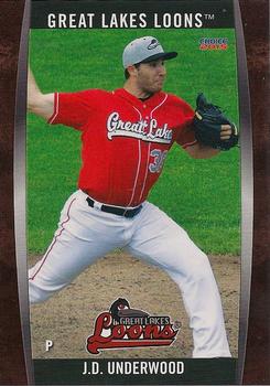 2015 Choice Great Lakes Loons #25 J.D. Underwood Front
