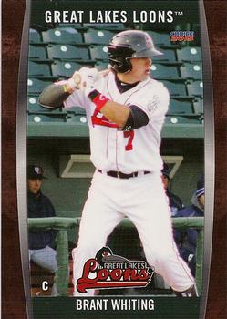 2015 Choice Great Lakes Loons #28 Brant Whiting Front