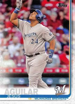 2019 Topps - Advanced Stat #287 Jesus Aguilar Front