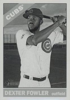 2015 Topps Heritage - Black and White #715 Dexter Fowler Front