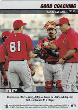 2005 MLB Showdown Trading Deadline - Strategy Foil #S23 Good Coaching Front