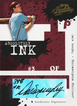 2005 Playoff Absolute Memorabilia - Absolutely Ink #AI-110 Dale Murphy Front