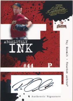 2005 Playoff Absolute Memorabilia - Absolutely Ink #AI-135 Roy Oswalt Front