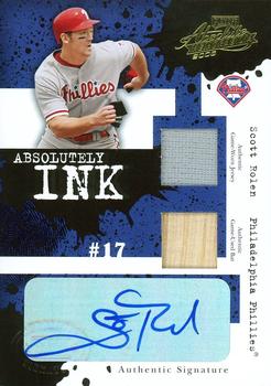 2005 Playoff Absolute Memorabilia - Absolutely Ink Swatch Double #AI-79 Scott Rolen Front