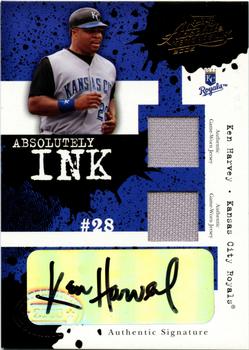 2005 Playoff Absolute Memorabilia - Absolutely Ink Swatch Double #AI-93 Ken Harvey Front