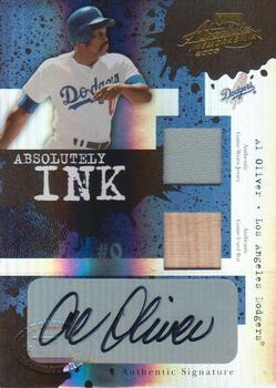 2005 Playoff Absolute Memorabilia - Absolutely Ink Swatch Double Spectrum #AI-80 Al Oliver Front