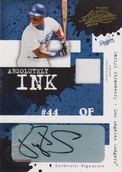 2005 Playoff Absolute Memorabilia - Absolutely Ink Swatch Single #AI-27 Darryl Strawberry Front