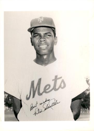 1962 New York Mets 4x5 Photos #NNO Felix Mantilla Front