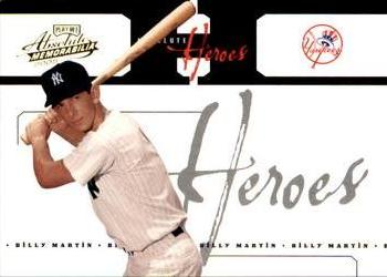 2005 Playoff Absolute Memorabilia - Heroes #AH-1 Billy Martin Front