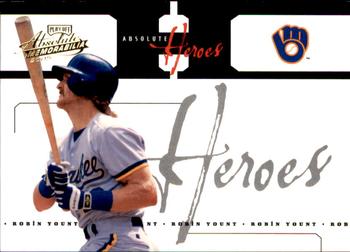 2005 Playoff Absolute Memorabilia - Heroes #AH-28 Robin Yount Front