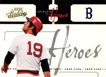 2005 Playoff Absolute Memorabilia - Heroes #AH-36 Fred Lynn Front