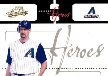 2005 Playoff Absolute Memorabilia - Heroes #AH-60 Mark Grace Front