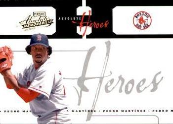 2005 Playoff Absolute Memorabilia - Heroes #AH-64 Pedro Martinez Front