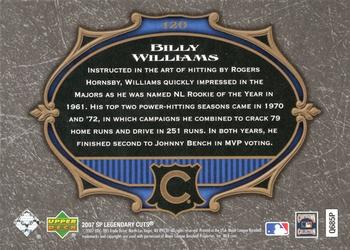 2007 SP Legendary Cuts #120 Billy Williams Back