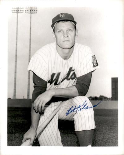 1965 New York Mets 4x5 Photos #NNO Bobby Klaus Front